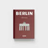 Red photobook with 'BERLIN Germany 2025' on a red background
