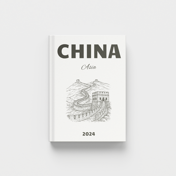 photobook titled 'China Asia' on a white background