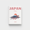 Photobook with 'Japan Tokyo' design on a white background